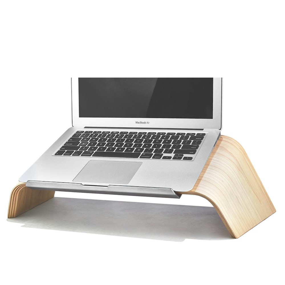 Wood Laptop Macbook Riser Stand For Desk Maple Grovemade