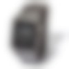Black Leather Apple Watch Band (Black Hardware) - B'42MM'-B'44MM'