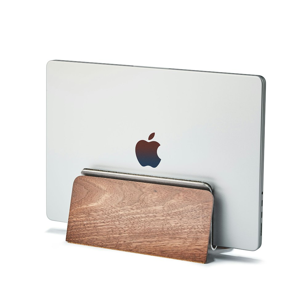 MacBook Vertical Laptop Stand made from Recycled Skateboards
